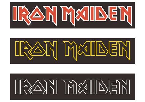 iron maiden logo vector